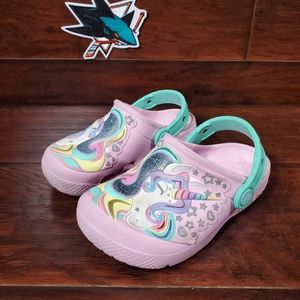 Crocs Unicorn Kids Size C11 Pre Owned